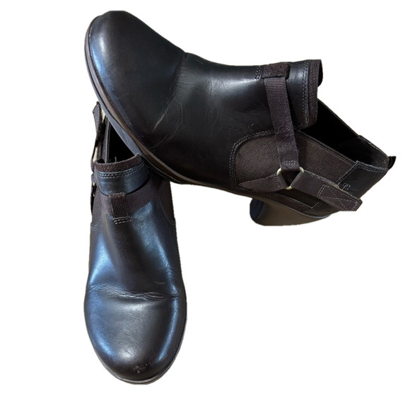 Merrell Expresso Leather Booties with Chunky Heel size 7 - Picture 7 of 7